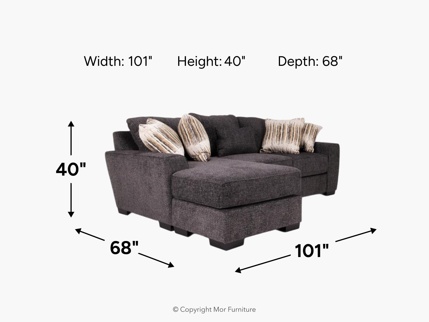165000994:Oracle Reversible Sofa Chaise, 