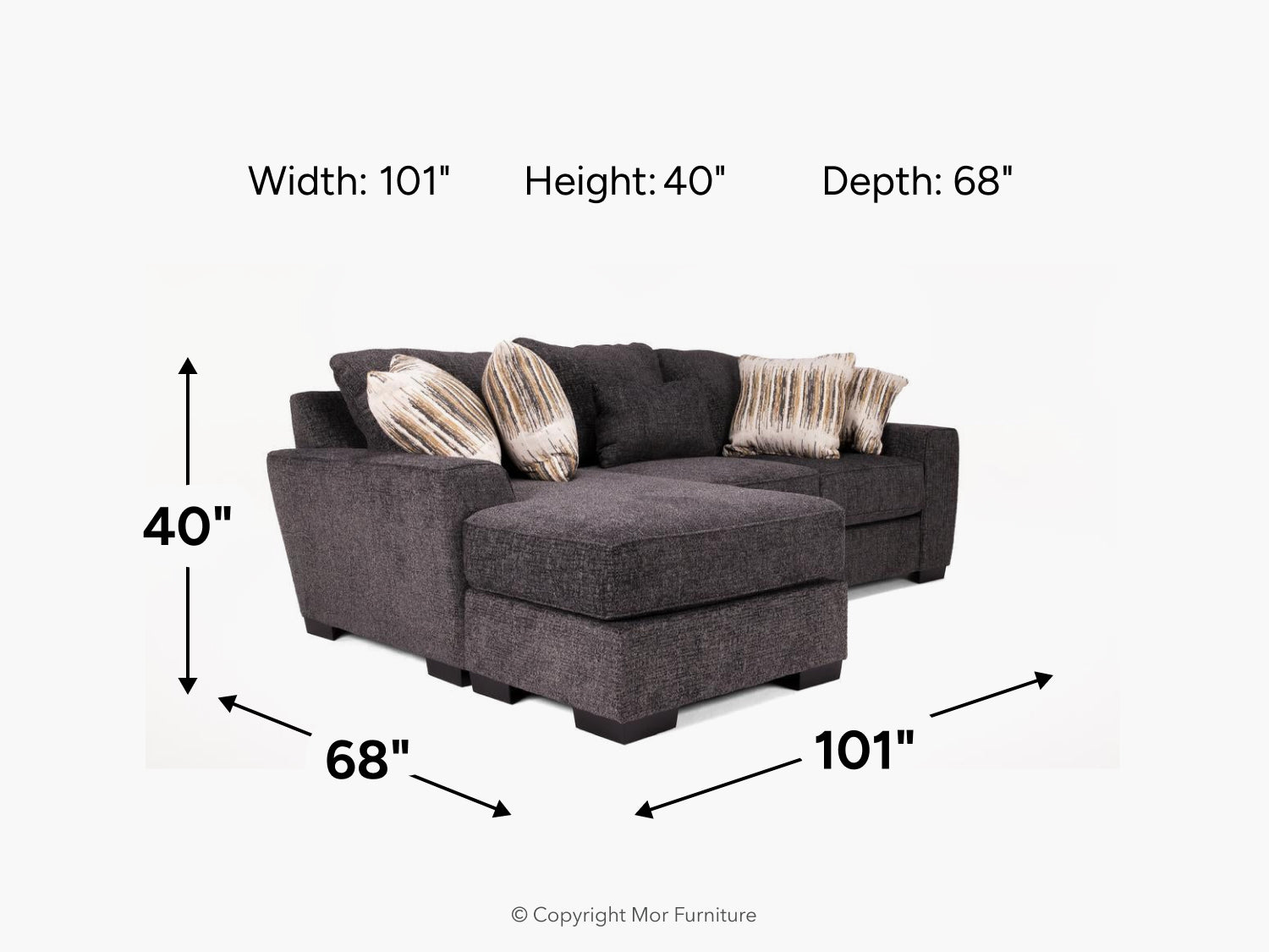 494950939:Oracle Reversible Sofa Chaise, 