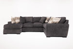 ORACLE225:Oracle Tux Loveseat Chaise Sec, Front