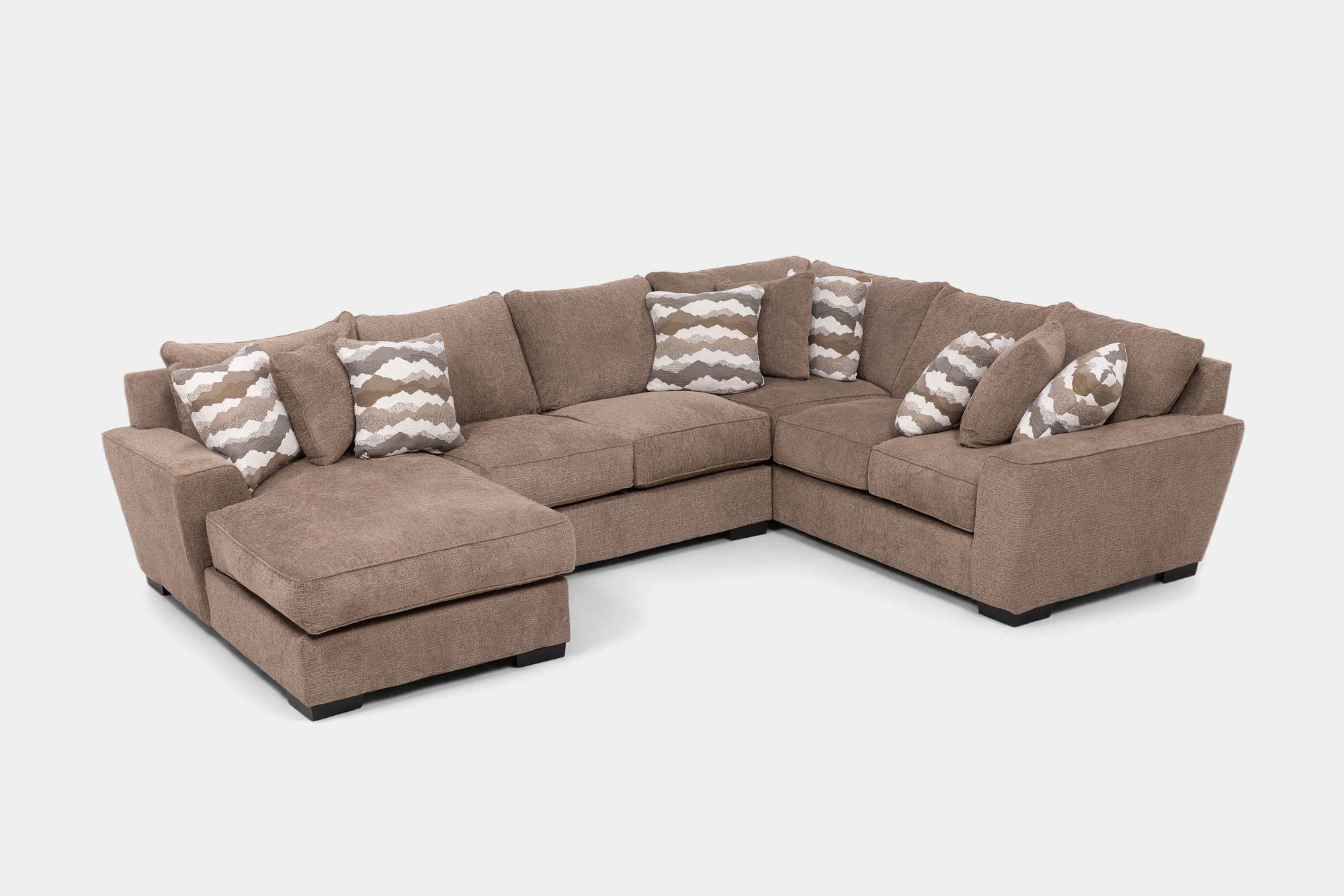 ORACLE325:Oracle Tux Loveseat Chaise Sectional, Angled