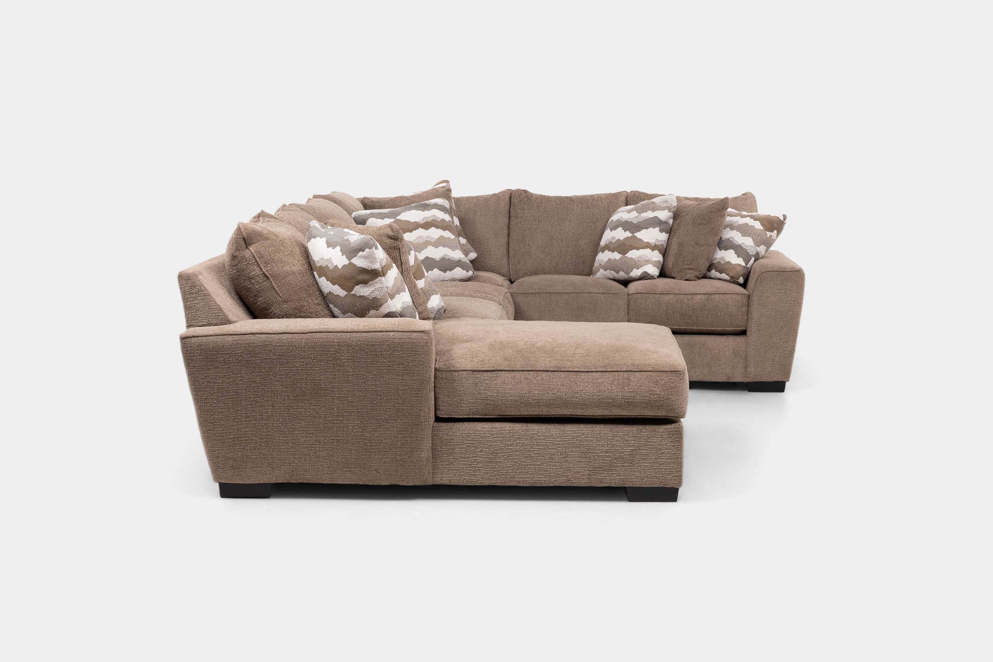 ORACLE305:Oracle Tux Loveseat Chaise Sectional, Front
