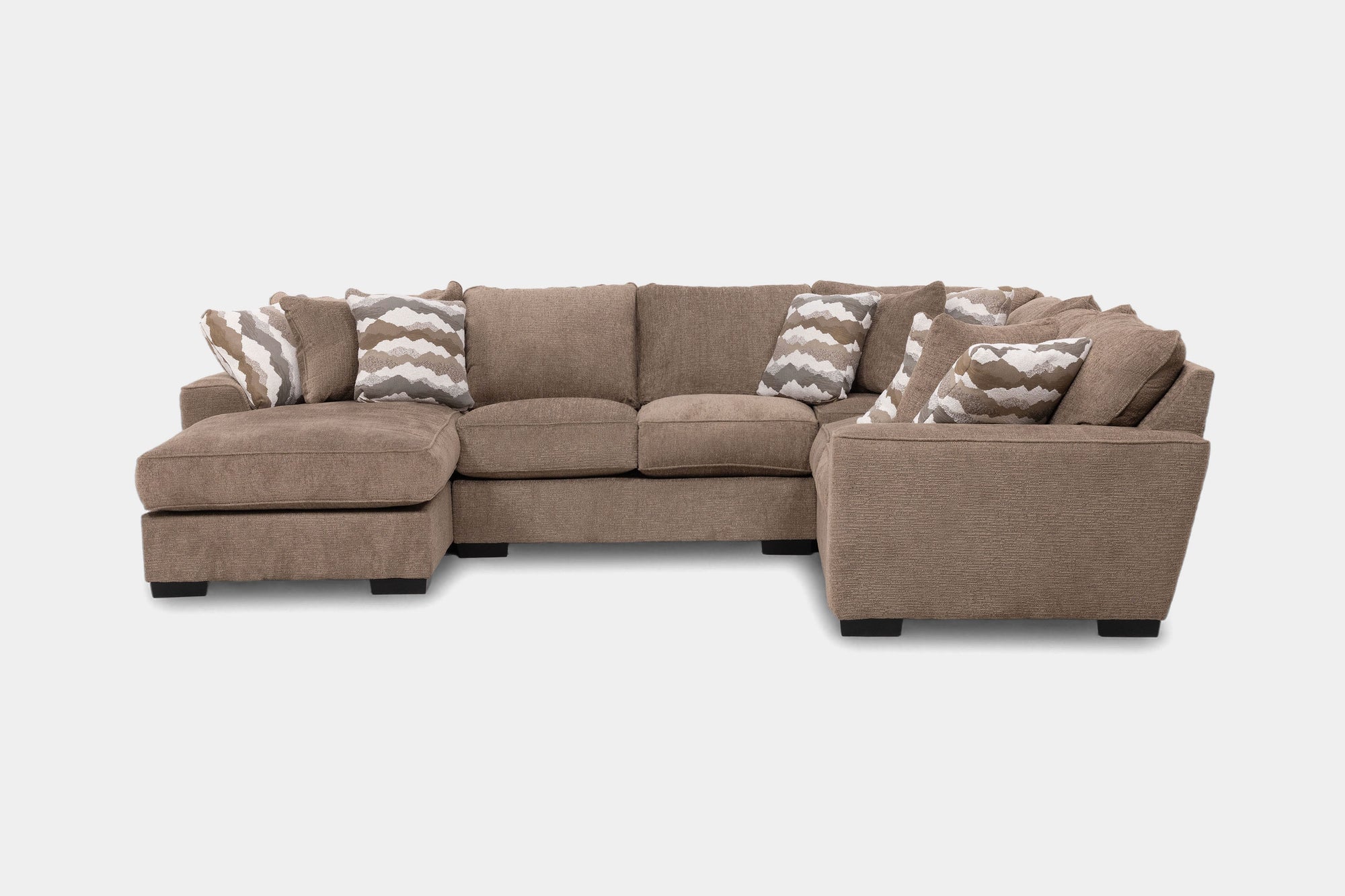 ORACLE305:Oracle Tux Loveseat Chaise Sectional, Front