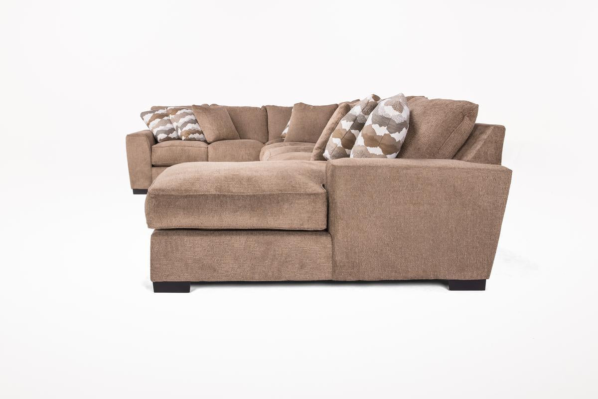 ORACLE308:Oracle Tux Sofa Chaise Section, Side