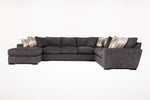 ORACLE227:Oracle Tux Sofa Chaise Section, Front