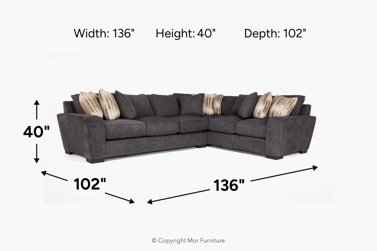 ORACLE203:Oracle Tux Sofa Sectional, 