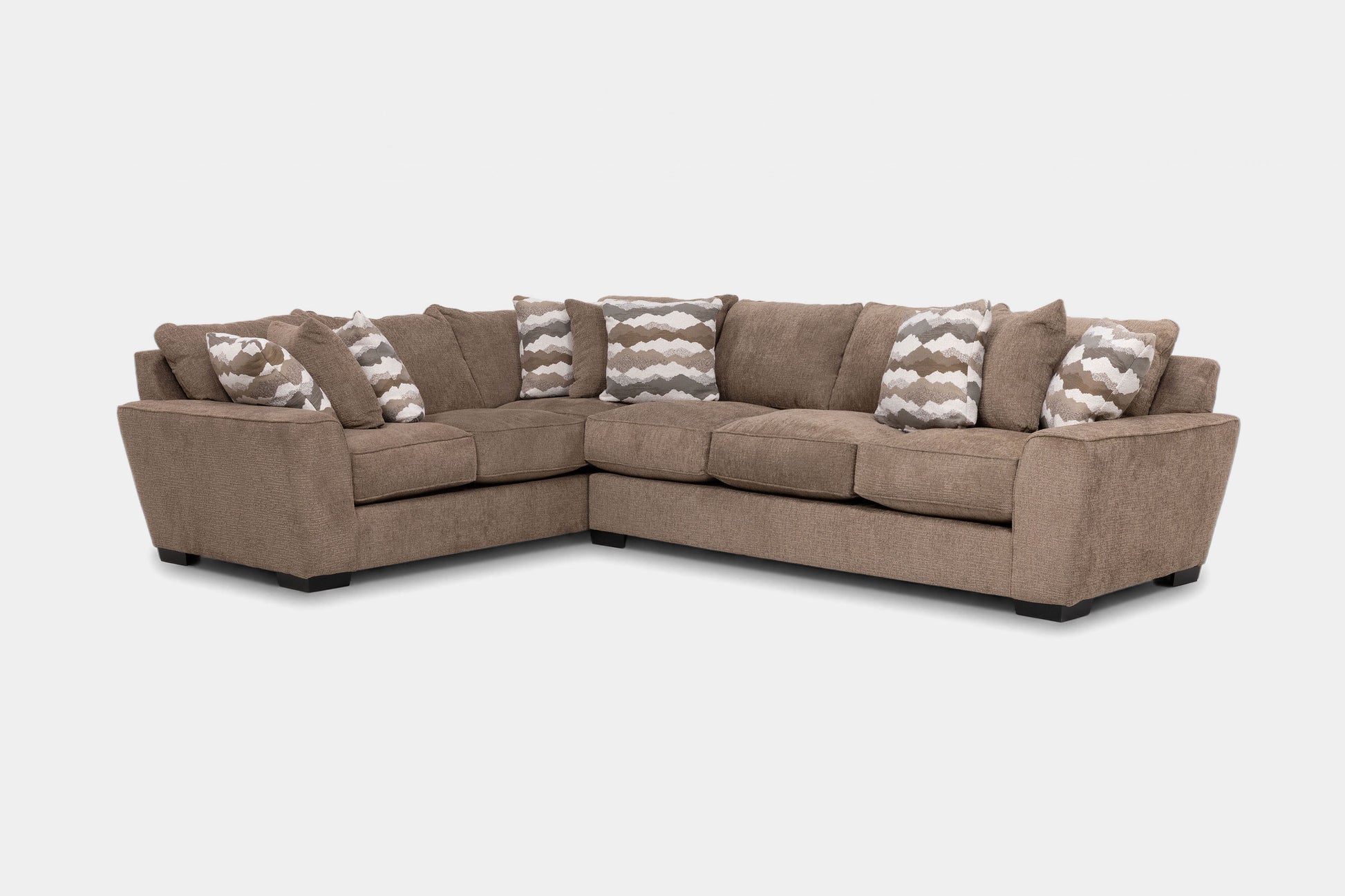 ORACLE324:Oracle Tux Sofa Sectional, Angled