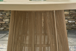 ORCHARD00:Orchard Beach Outdoor Round Dining Table & 4 Chairs, 