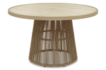 ORCHARD00:Orchard Beach Outdoor Round Dining Table & 4 Chairs, 