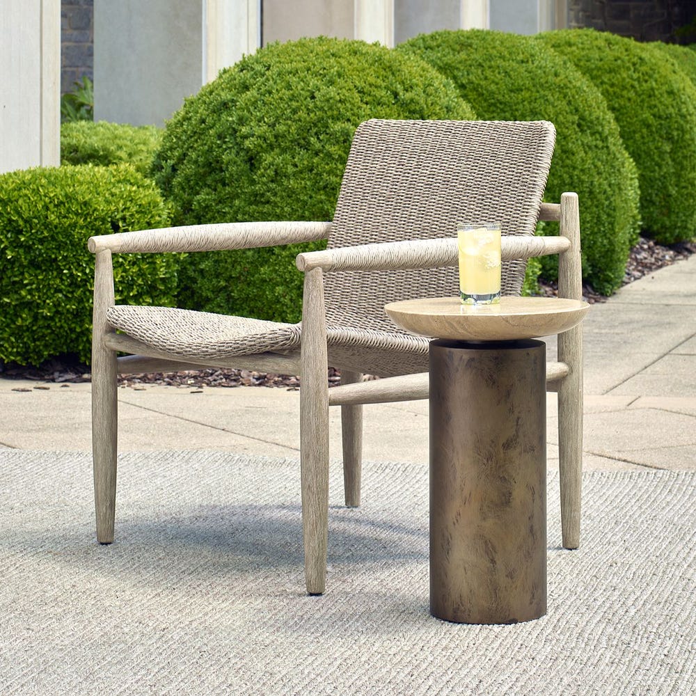 506344126:Olso Outdoor Accent Table, Styled