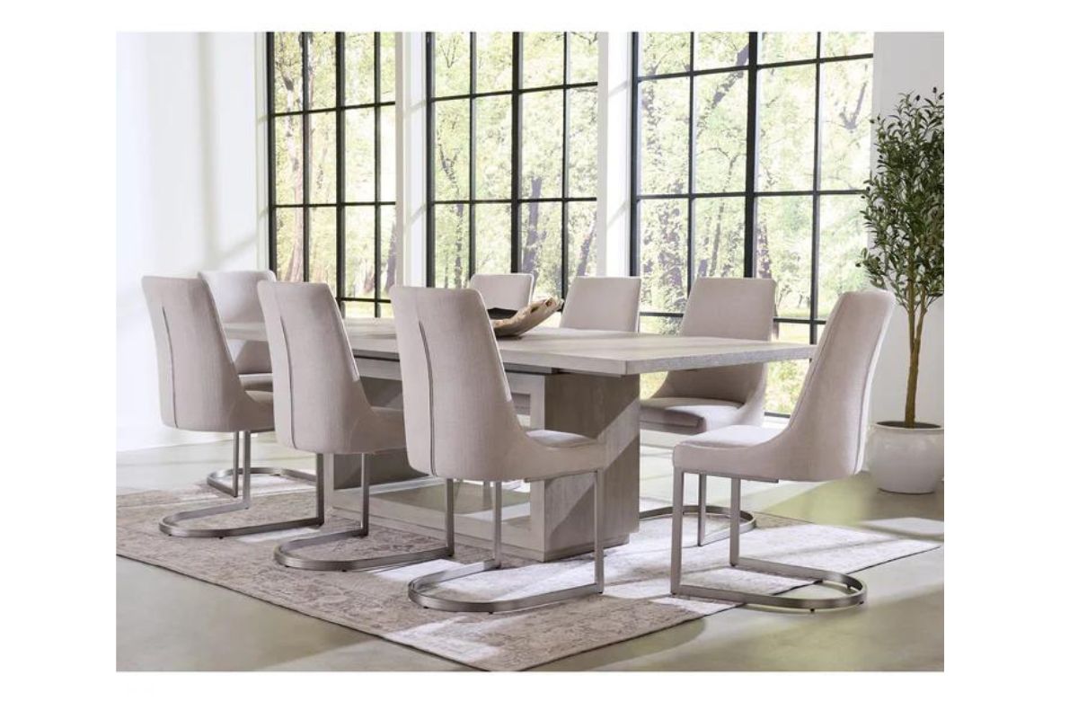 OXFORD013:Oxford Dining Table & 8 Chairs, 