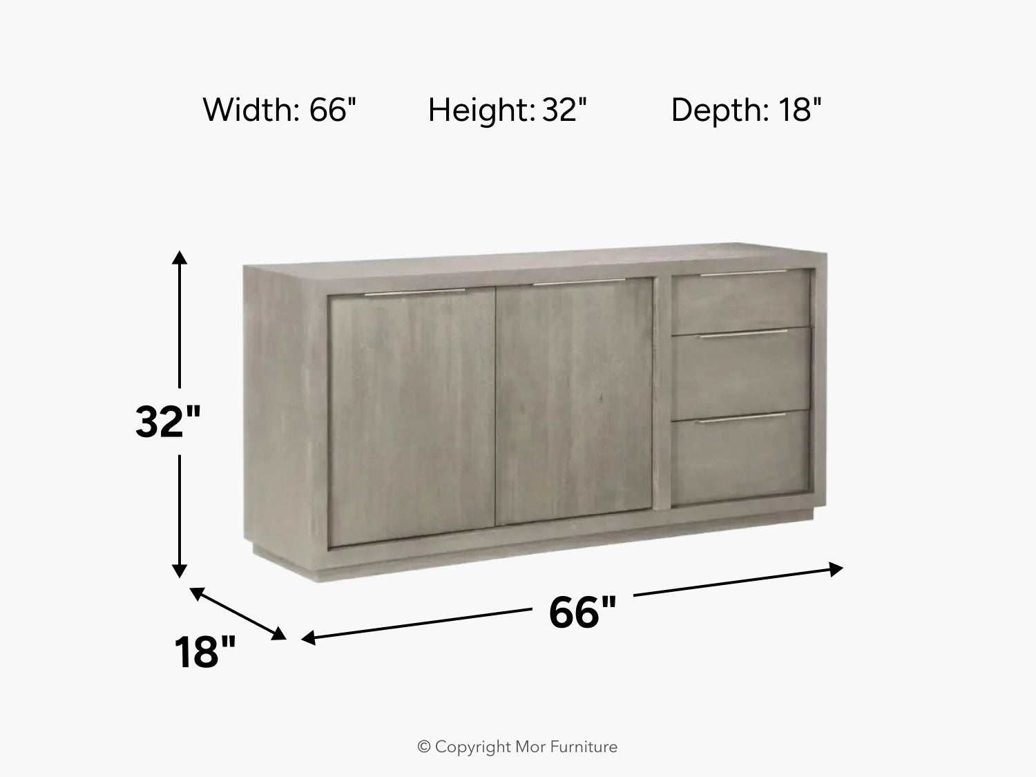 090574008:Oxford Sideboard, Side