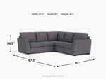 PASADENA0:Pasadena Tux Loveseat Sectiona, 