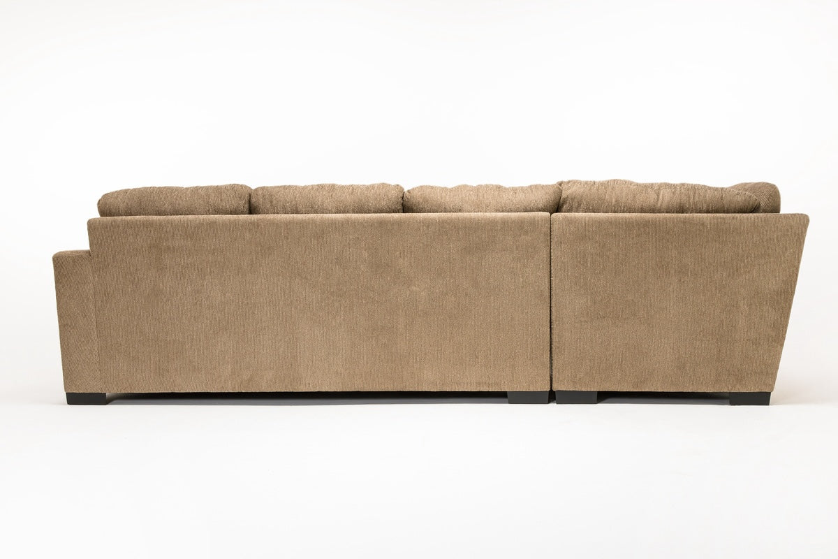 PAIGE0000:Paige Dual Chaise Sectional in Sherry Bark 