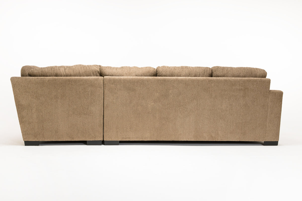 PAIGE0001:Paige Dual Chaise Sectional in Sherry Bark