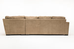 PAIGE0001:Paige Dual Chaise Sectional in Sherry Bark