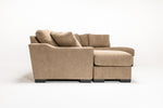 PAIGE0001:Paige Dual Chaise Sectional in Sherry Bark 