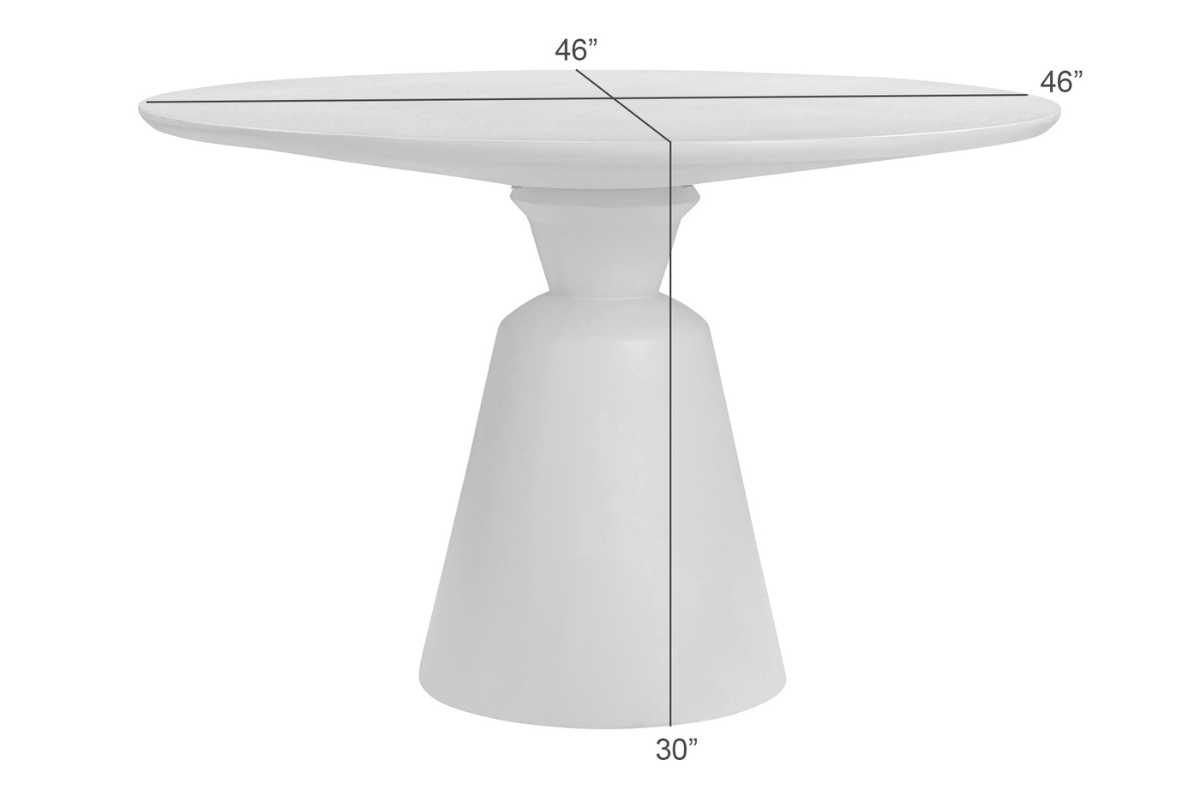 728244216:Palea Outdoor Round Dining Table, 