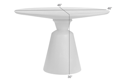 728244216:Palea Outdoor Round Dining Table, 
