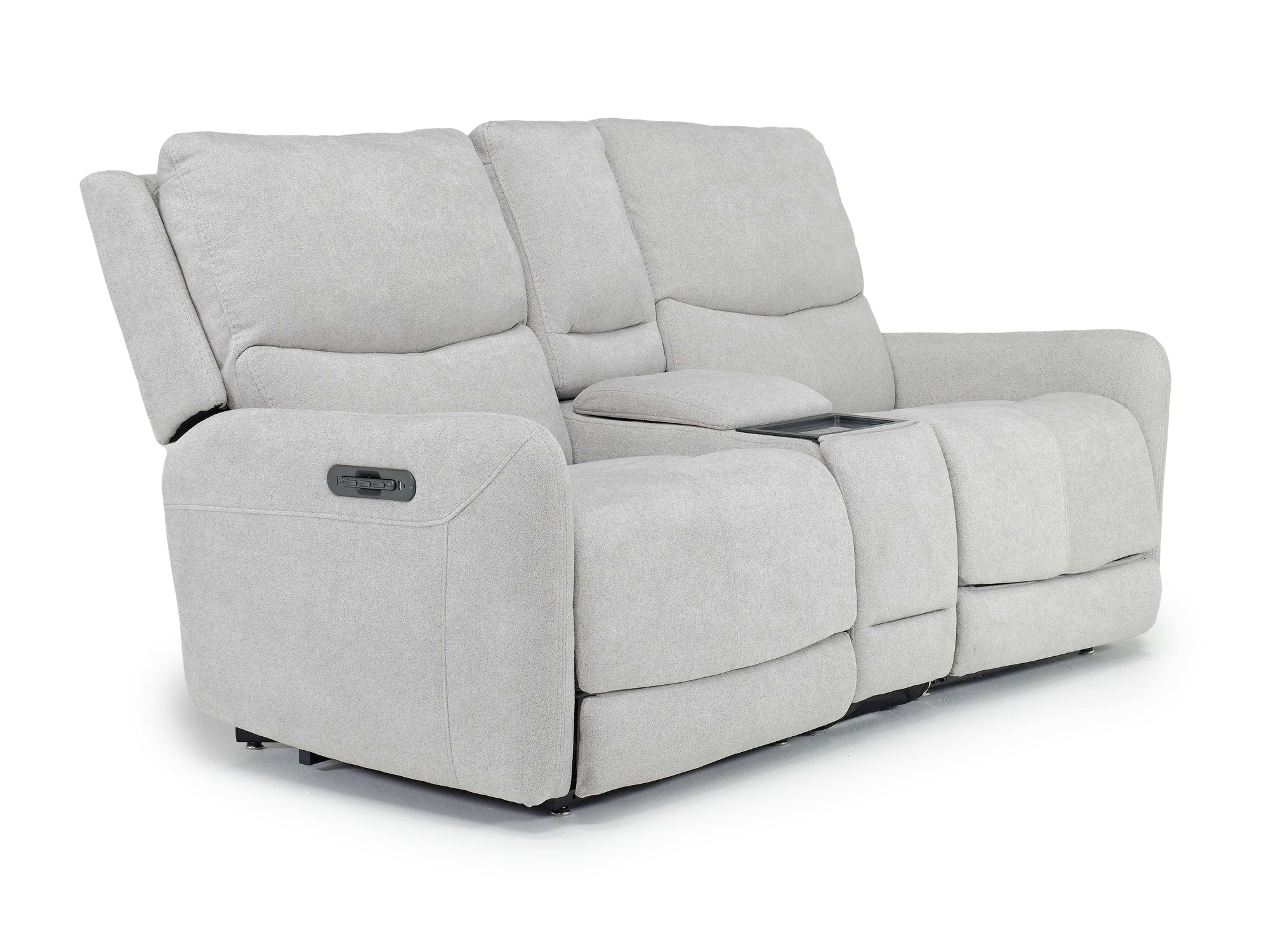 PALENCIAE:Palencia 3 Power Sofa & Consol, Angle