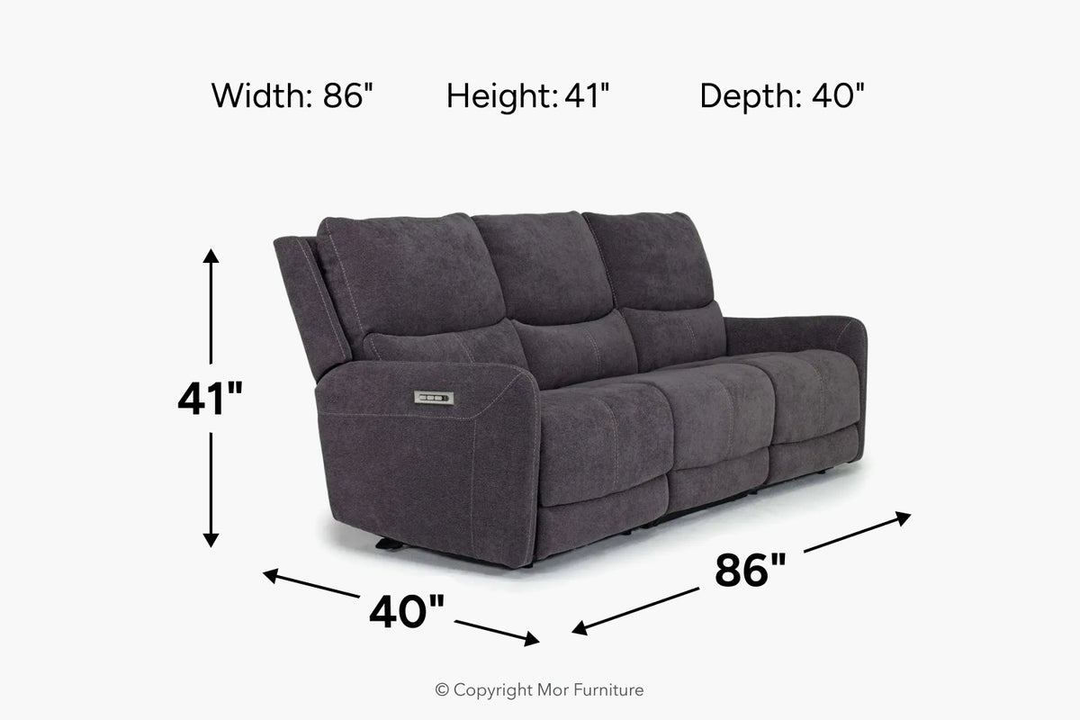 PALENCI50:Palencia 3 Power Sofa, 