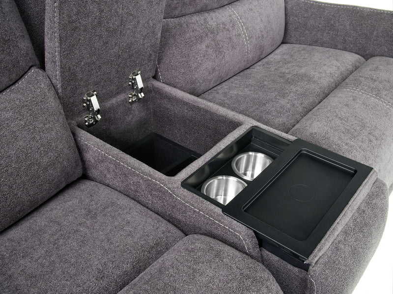 PALENCIAW:Palencia 3 Power Sofa & Consol, 