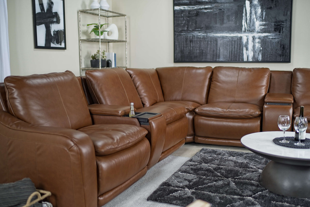 PARADISEK:Paradise Ls 7 Piece Sectional, Styled