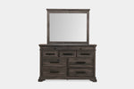 PARKRID06:Park Ridge Panel Bed & Dresser & Mirror & Nightstand, 