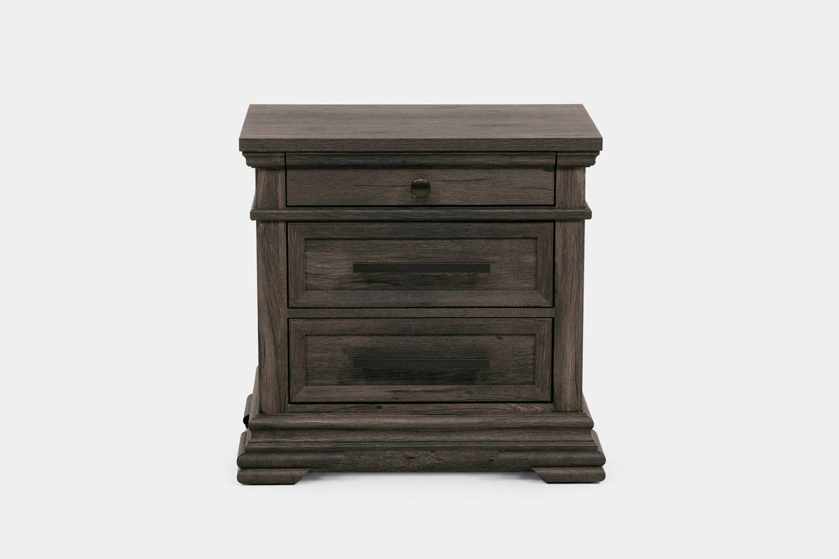 125483303:Park Ridge 3 Drawer Nightstand, Front