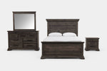 PARKRID06:Park Ridge Panel Bed & Dresser & Mirror & Nightstand, Front