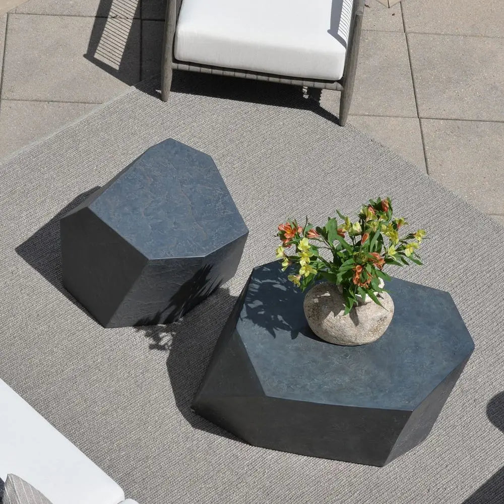 703100510:Parra Outdoor End Table, StyledSide