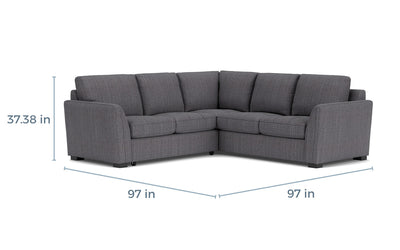 PASADENA9:Pasadena Tux Loveseat Sectiona, 