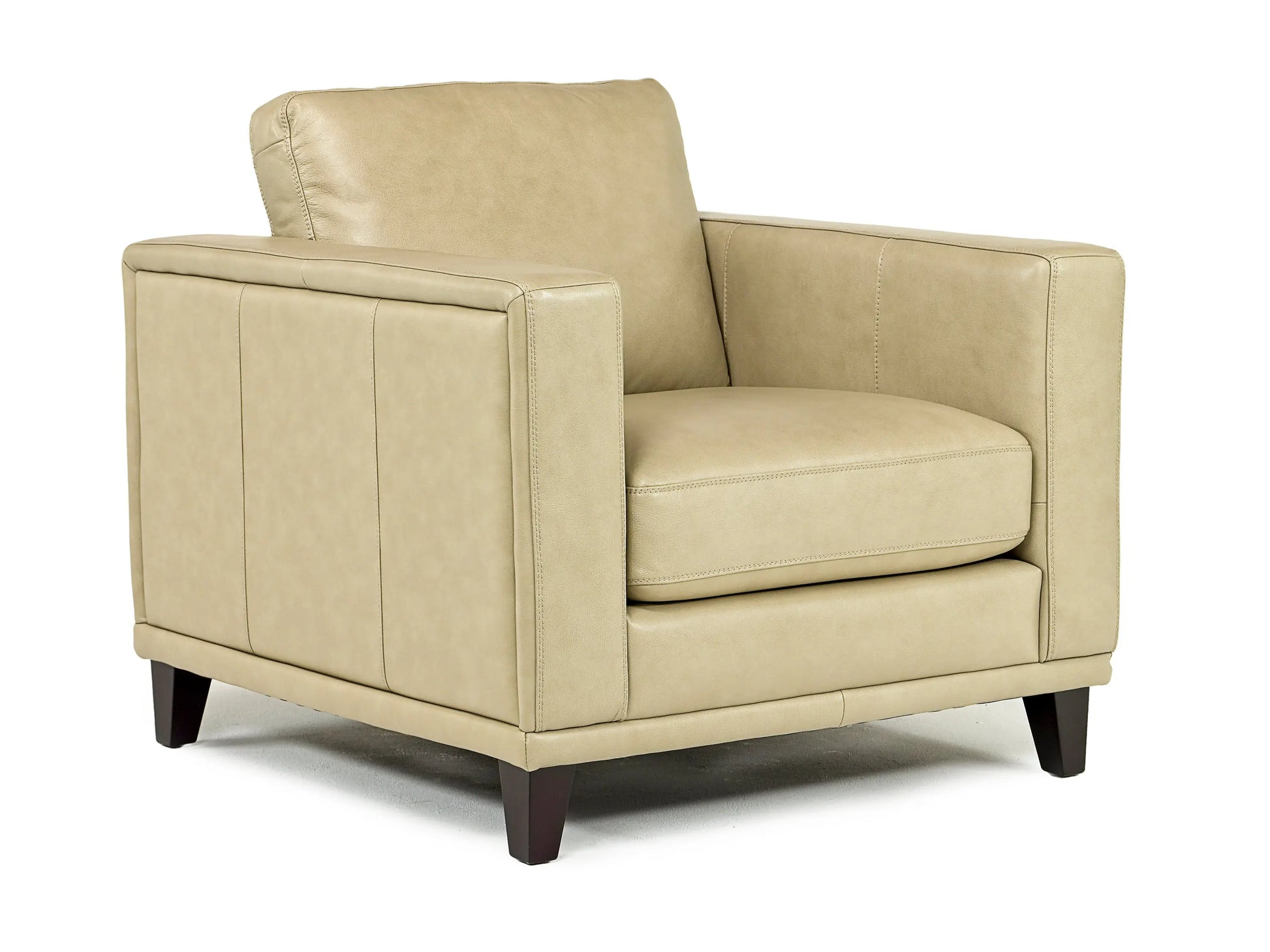 108349048:Peoria Chair in Sand Leather, Image 1
