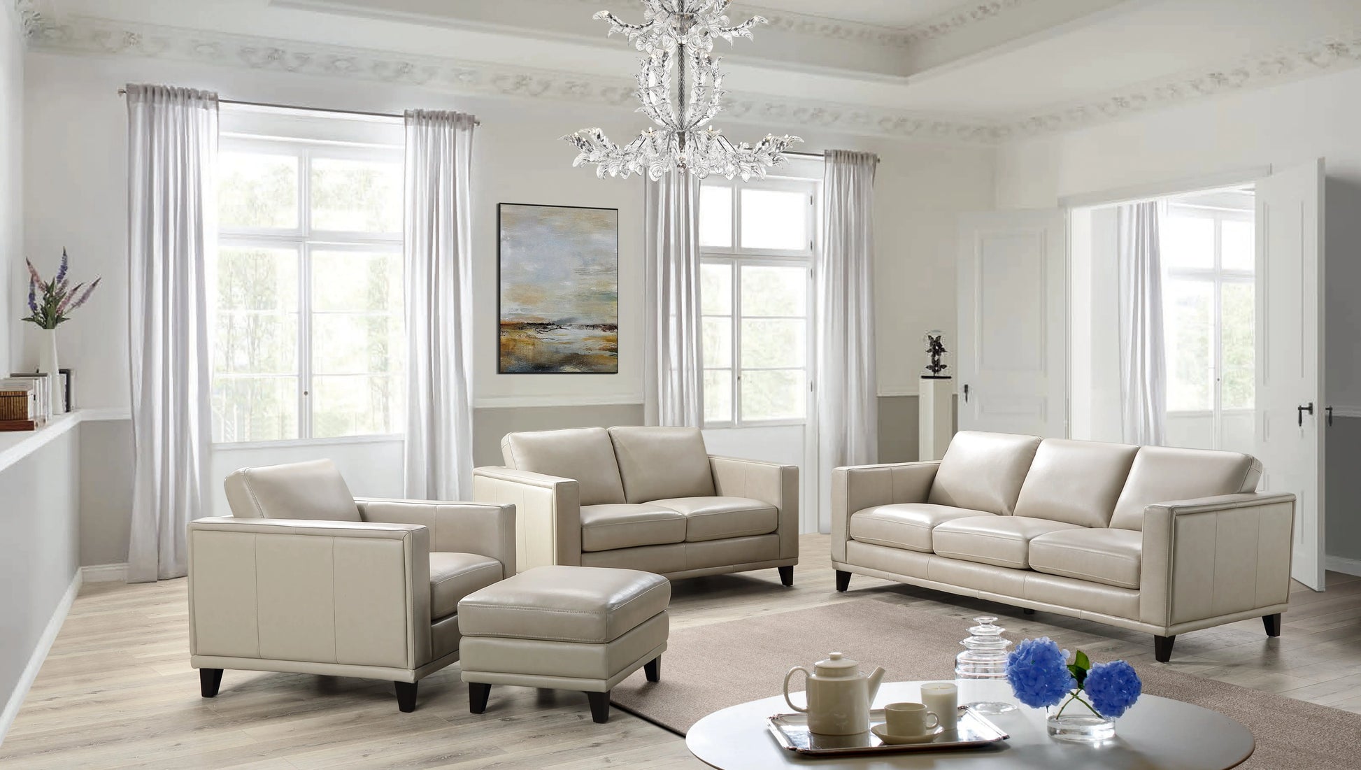 108349048:Peoria Chair in Sand Leather, Image 5