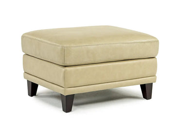 269700762:Peoria Ottoman in Sand Leather, Image 1