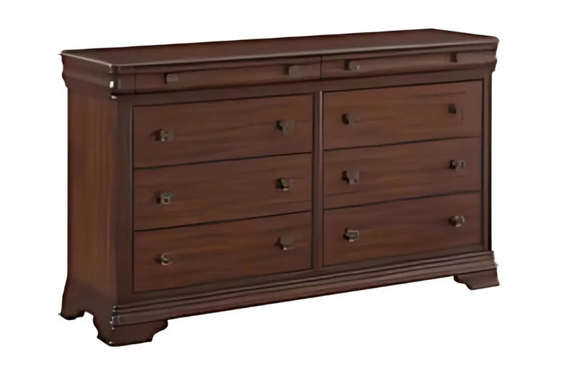 PHILLIPE7:Phillipe Sleigh Bed & Dresser , 