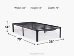 213905042:Platform Bed Frame, 