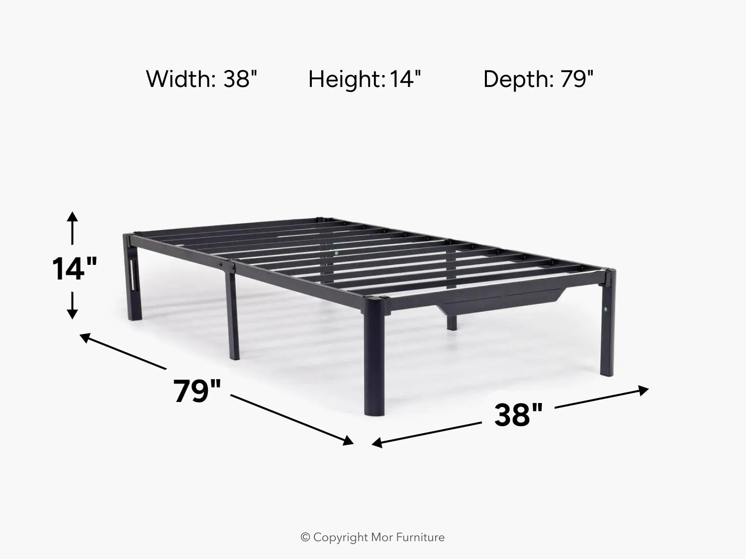 213905042:Platform Bed Frame, 