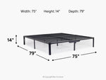 727443417:Platform Bed Frame, 
