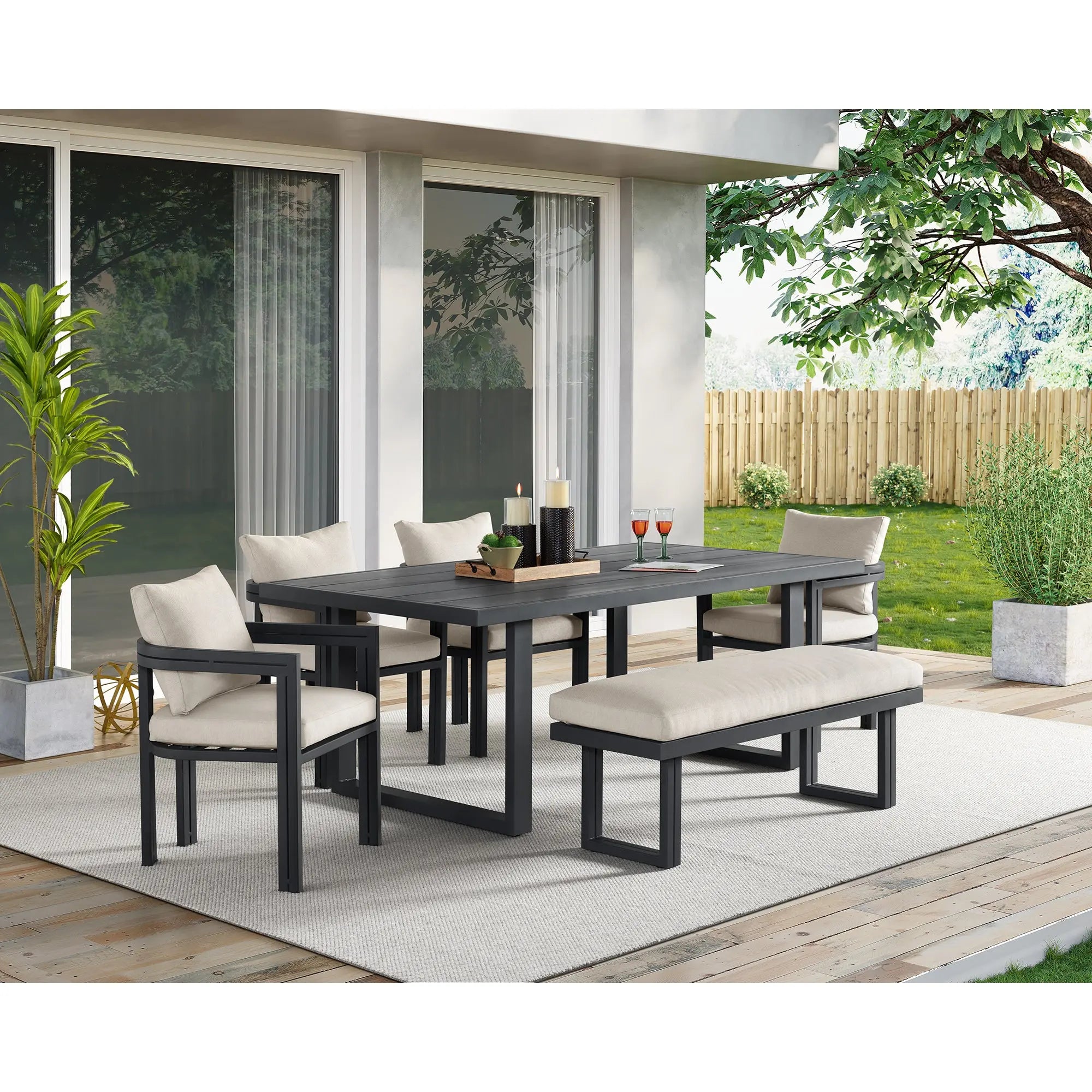370127512:Playa Outdoor Dining Table, 