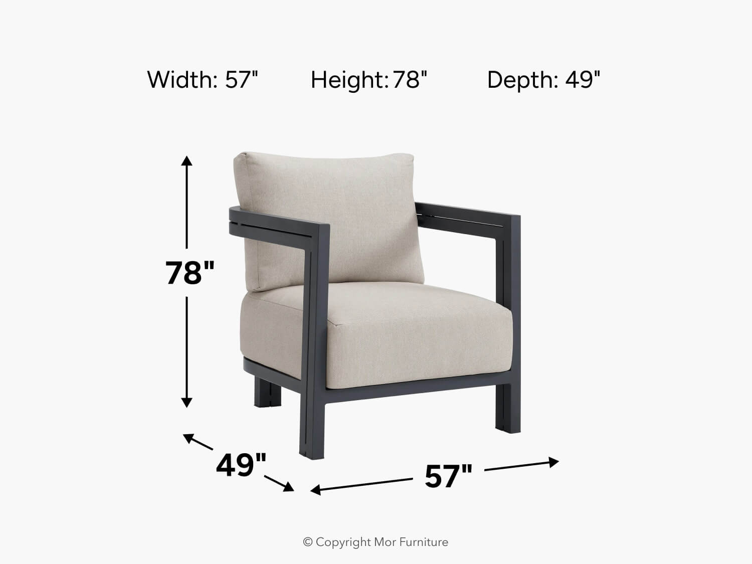 066272068:Playa Outdoor Accent Chair, 