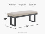 376454851:Playa Outdoor Bench, 