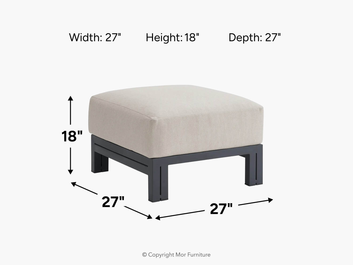 863120972:Playa Outdoor Ottoman, 