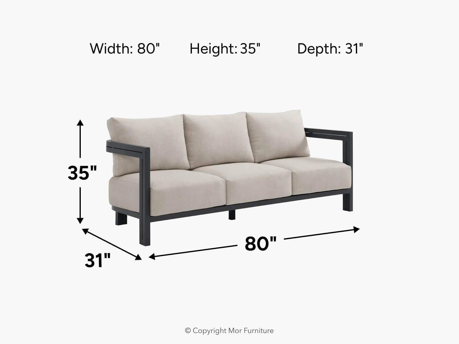 489030061:Playa Outdoor Sofa, 
