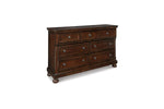 PORTER006:Porter Panel Bed & Dresser & M, Angle