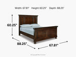 PORTER001:Porter Panel Bed, 