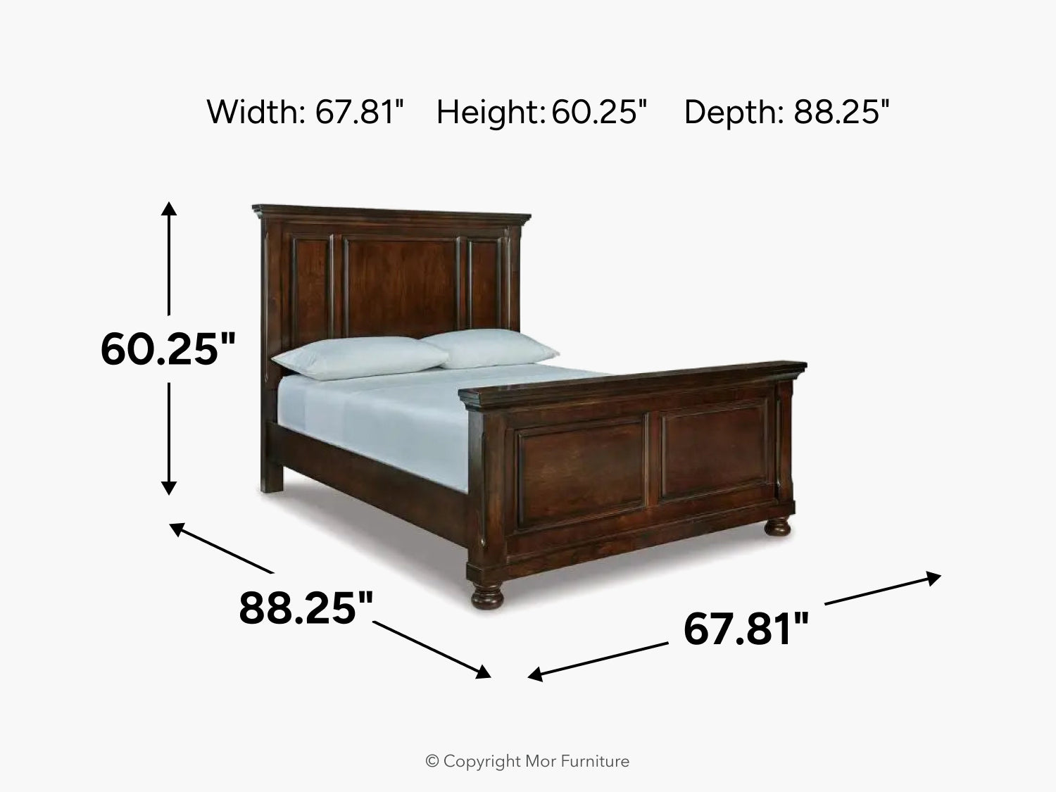 PORTER001:Porter Panel Bed, 