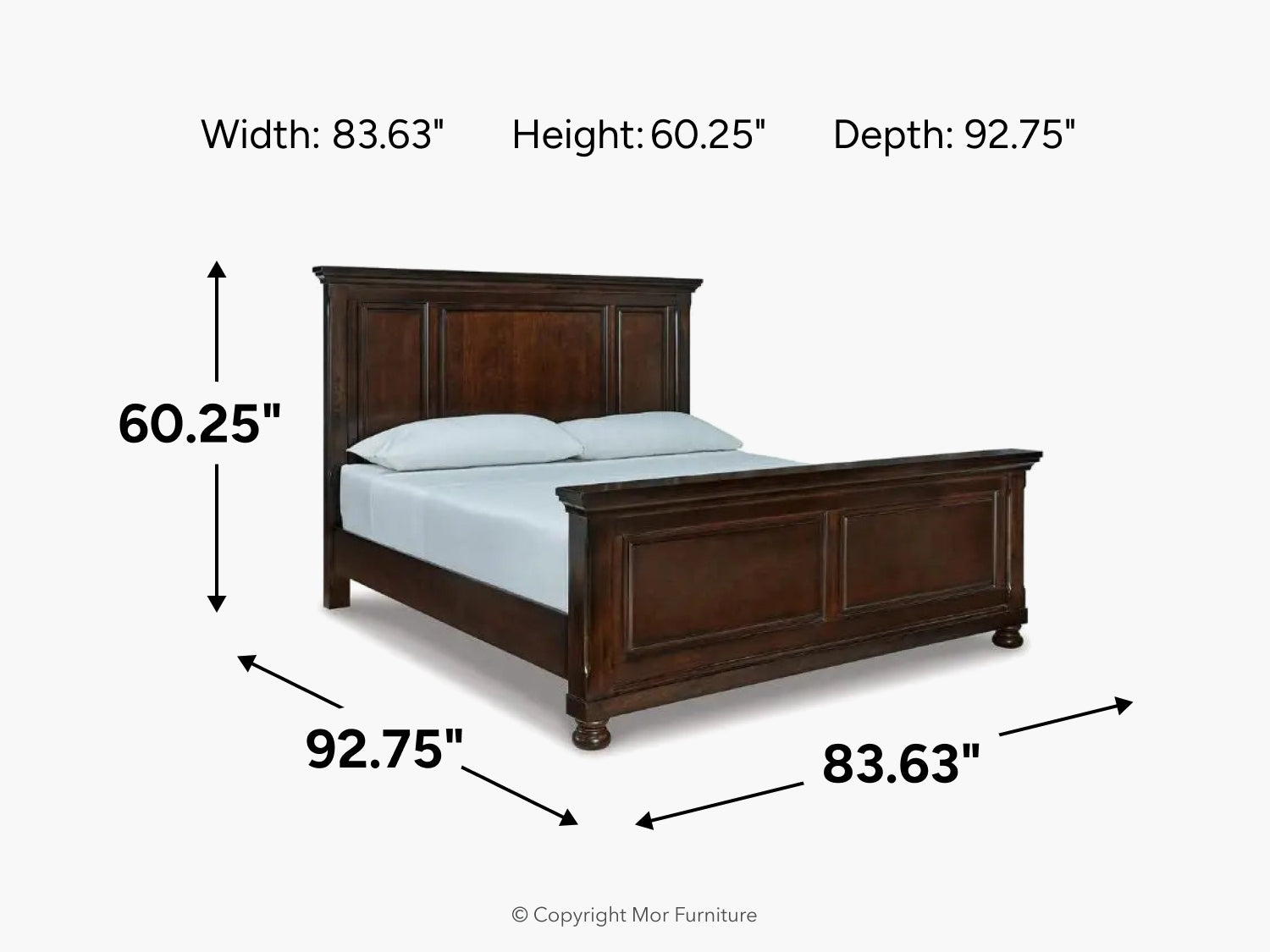 PORTER004:Porter Panel Bed, 