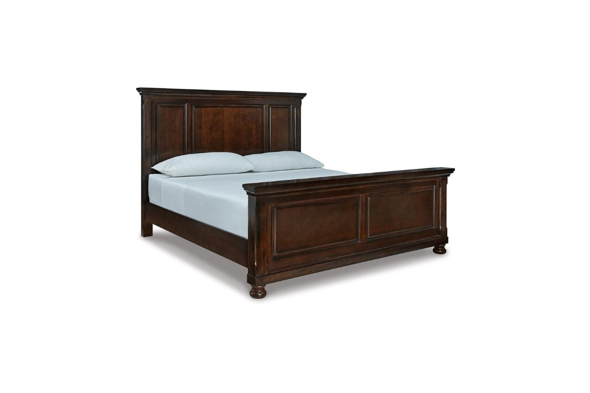 PORTER006:Porter Panel Bed & Dresser & M, Angle