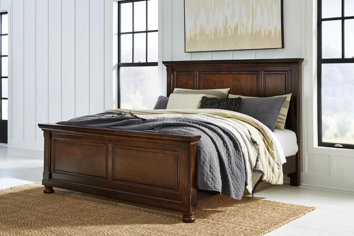 PORTER004:Porter Panel Bed, Styled