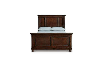 PORTER001:Porter Panel Bed, Front